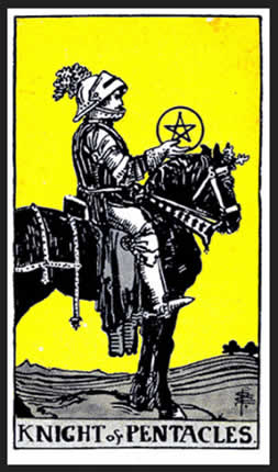 Cavaliere di Denari nei Tarocchi